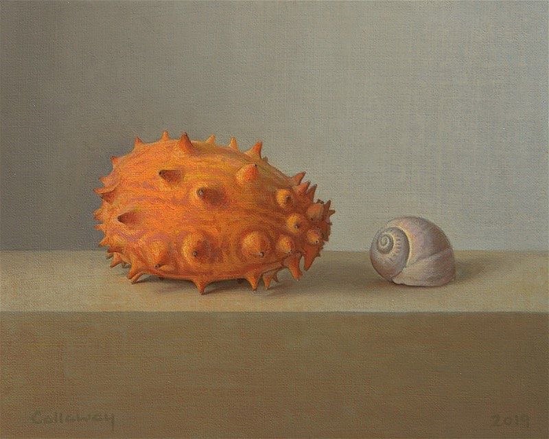 Kiwano with Snail Shell by Alex  Callaway